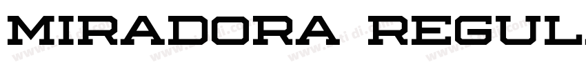 miradora regular字体转换 miradora regular字体转换